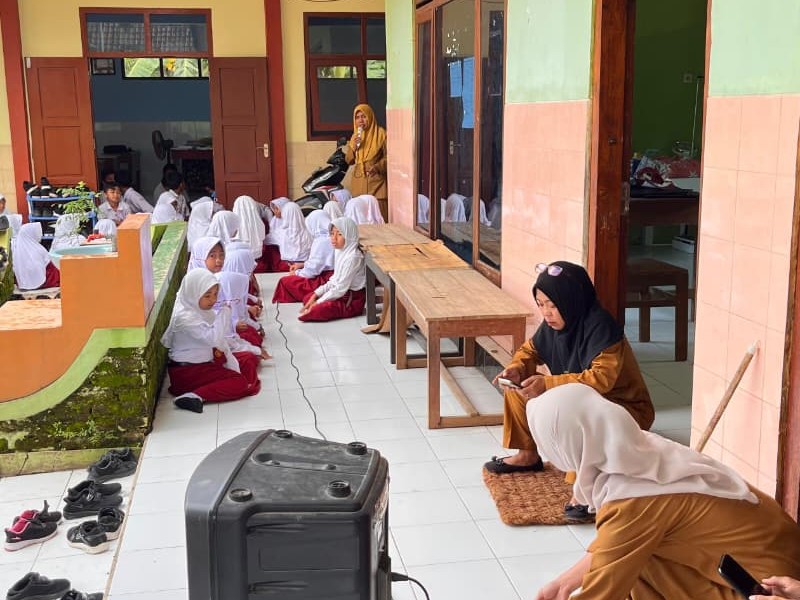 Semarak Ramadhan, SDN 1 Gunung Malang Gelar Kegiatan Kultum Cilik