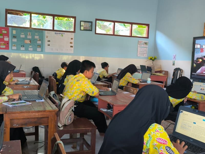 Siswa-Siswi SDN 1 Gunung Malang Tampil Antusias di TKA 2026, Dua Siswi Raih Nilai Tertinggi Se-Kecamatan