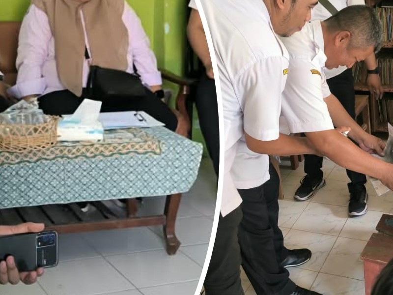 Optimalkan Tata Kelola Aset Daerah, Tim Gabungan Disdik dan BKAD Situbondo Monitoring Aset di SDN 1 Gunung Malang